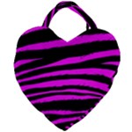 Pink Zebra Giant Heart Shaped Tote