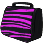 Pink Zebra Full Print Travel Pouch (Big)