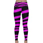 Pink Zebra Lightweight Velour Classic Yoga Leggings