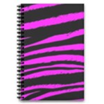 Pink Zebra 5.5  x 8.5  Notebook