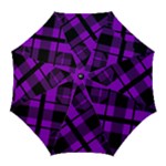 Purple Plaid Golf Umbrella