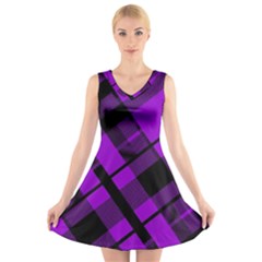 V-Neck Sleeveless Dress 