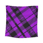 Purple Plaid Square Tapestry (Small)