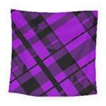 Purple Plaid Square Tapestry (Large)