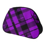 Purple Plaid Full Print Accessory Pouch (Small)