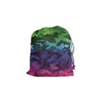 Rainbow Camouflage Drawstring Pouch (Small)