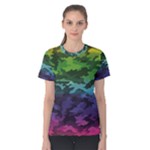 Rainbow Camouflage Women s Cotton Tee
