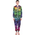 Rainbow Camouflage Hooded Jumpsuit (Ladies)