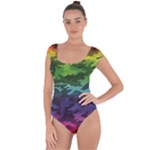 Rainbow Camouflage Short Sleeve Leotard 