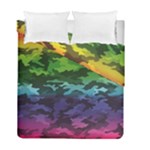Rainbow Camouflage Duvet Cover Double Side (Full/ Double Size)