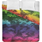 Rainbow Camouflage Duvet Cover Double Side (King Size)