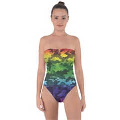 Tie Back One Piece Swimsuit 