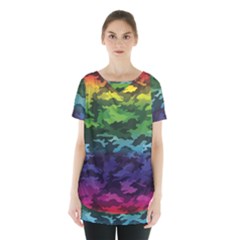 Skirt Hem Sports Top 