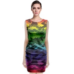 Sleeveless Velvet Midi Dress 