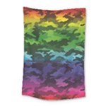 Rainbow Camouflage Small Tapestry