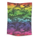 Rainbow Camouflage Medium Tapestry