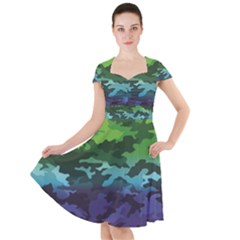 Cap Sleeve Midi Dress 