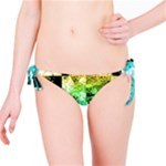 Rainbow Checker Skull Splatter Bikini Bottom