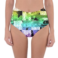 Reversible High-Waist Bikini Bottoms 