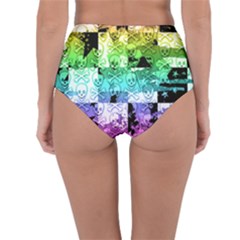 Reversible High-Waist Bikini Bottoms 
