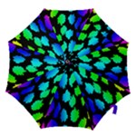 Rainbow Leopard Hook Handle Umbrella (Large)