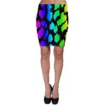 Rainbow Leopard Bodycon Skirt