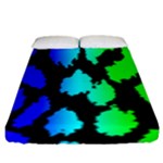 Rainbow Leopard Fitted Sheet (King Size)
