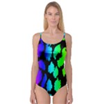 Rainbow Leopard Camisole Leotard 