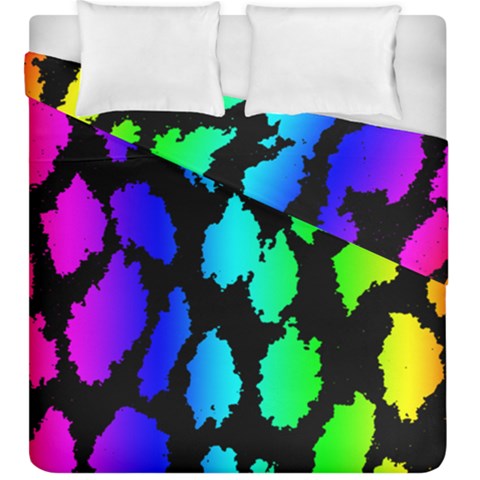 Rainbow Leopard Duvet Cover Double Side (King Size) from ArtsNow.com