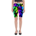 Rainbow Leopard Yoga Cropped Leggings