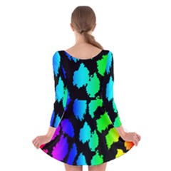 Long Sleeve Velvet Skater Dress 