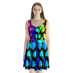 Split Back Mini Dress  