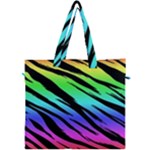 Rainbow Tiger Canvas Travel Bag