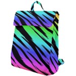 Rainbow Tiger Flap Top Backpack