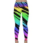 Rainbow Tiger Lightweight Velour Classic Yoga Leggings