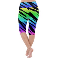 Lightweight Velour Cropped Yoga Leggings 