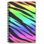 Rainbow Tiger 5.5  x 8.5  Notebook