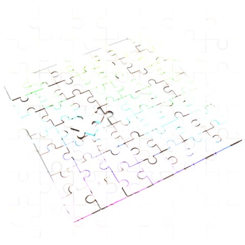 Rainbow Tiger Wooden Puzzle Square from ArtsNow.com