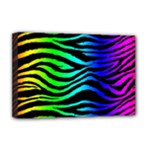 Rainbow Zebra Deluxe Canvas 18  x 12  (Stretched)