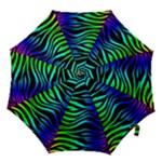 Rainbow Zebra Hook Handle Umbrella (Medium)