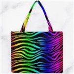 Rainbow Zebra Mini Tote Bag