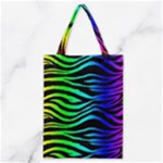 Rainbow Zebra Classic Tote Bag