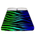 Rainbow Zebra Fitted Sheet (Queen Size)