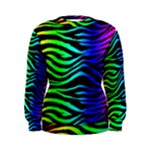 Rainbow Zebra Women s Sweatshirt