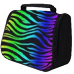 Rainbow Zebra Full Print Travel Pouch (Big)