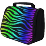 Rainbow Zebra Full Print Travel Pouch (Big)