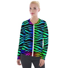 Velvet Zip Up Jacket 