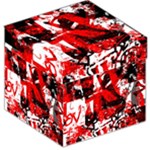 Red Graffiti Storage Stool 12 