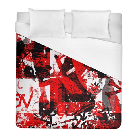 Red Graffiti Duvet Cover (Full/ Double Size) from ArtsNow.com