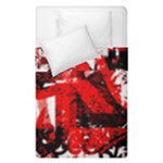 Red Graffiti Duvet Cover Double Side (Single Size)